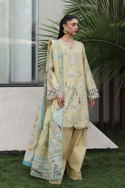 Qalamkar | Q Line Lawn 26 | QKL-11 MEIRA - Luxury Dress - available at Maria Faisal in UK and USA.