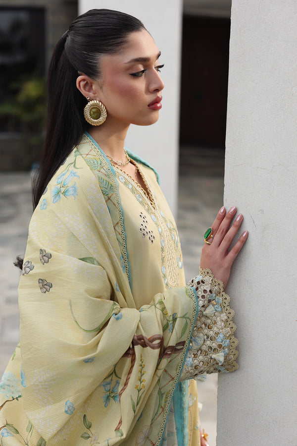 Qalamkar | Q Line Lawn 26 | QKL-11 MEIRA - Luxury Dress - available at Maria Faisal in UK and USA.