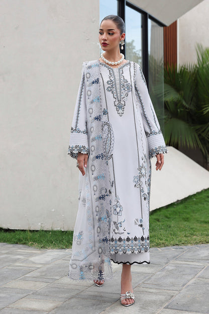 Qalamkar | Q Line Lawn 26 | QKL-03 SAMIA - Luxury Dress - available at Maria Faisal in UK and USA.