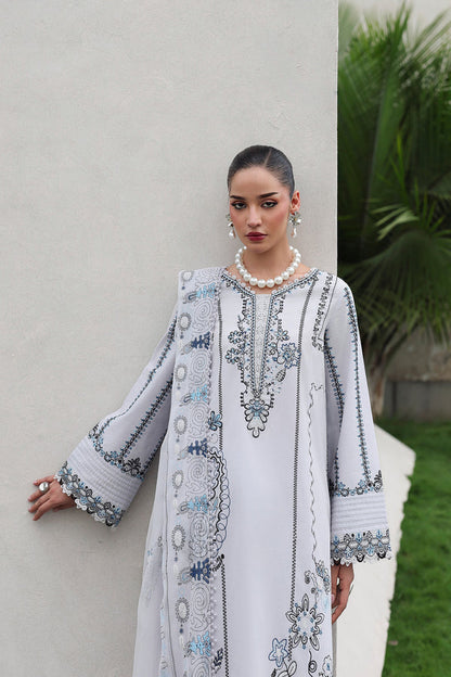 Qalamkar | Q Line Lawn 26 | QKL-03 SAMIA - Luxury Dress - available at Maria Faisal in UK and USA.