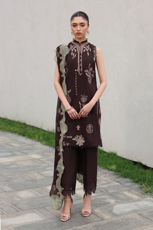 Qalamkar | Q Line Lawn 26 | QKL-15 YASRA - Luxury Dress - available at Maria Faisal in UK and USA.