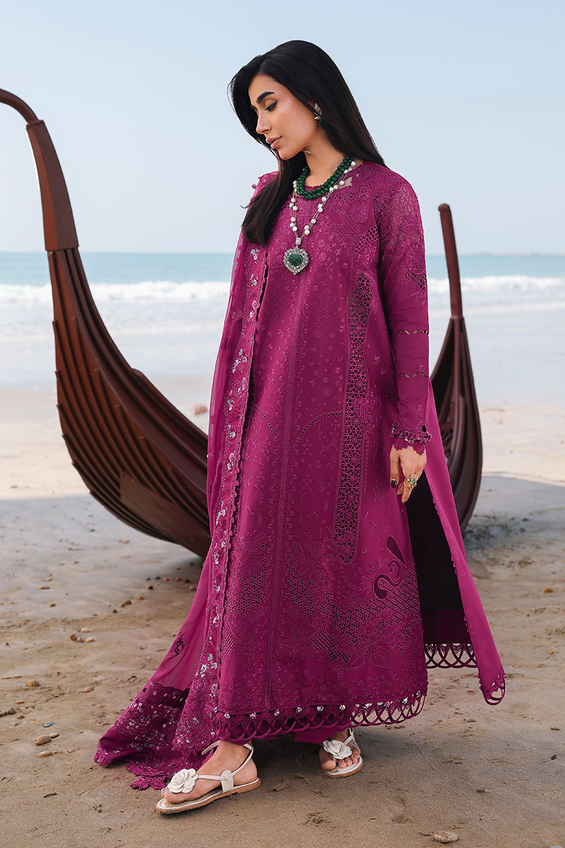 Qalamkar | Sahil Luxury Lawn 26 | SA-01 ZARA - Luxury Dress - available at Maria Faisal in UK and USA.
