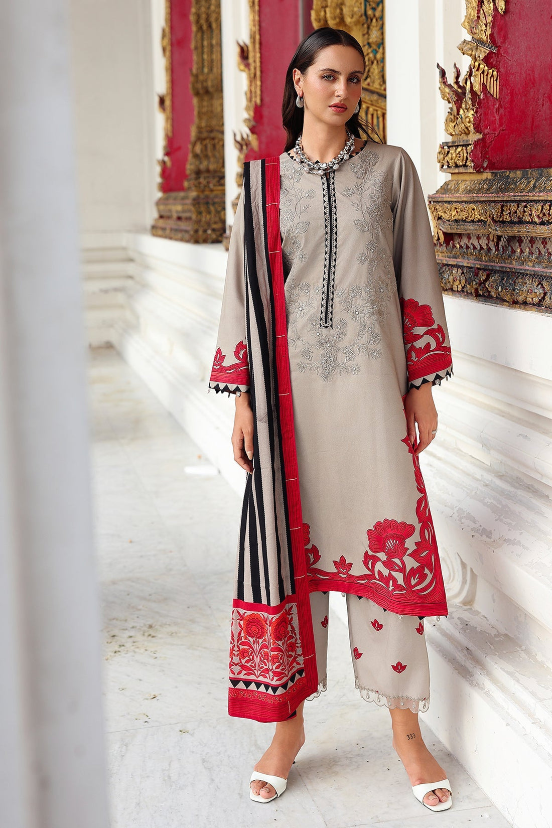 Charizma | Aniq Winter 2025 | ANW6-08 - Ladies Clothes - Maria Faisal