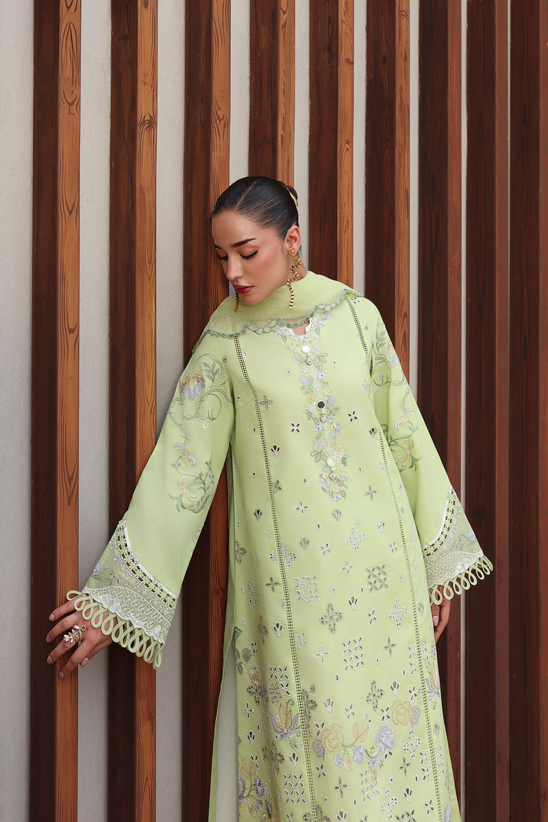 Qalamkar | Q Line Lawn 26 | QKL-05 AYANA - Luxury Dress - available at Maria Faisal in UK and USA.