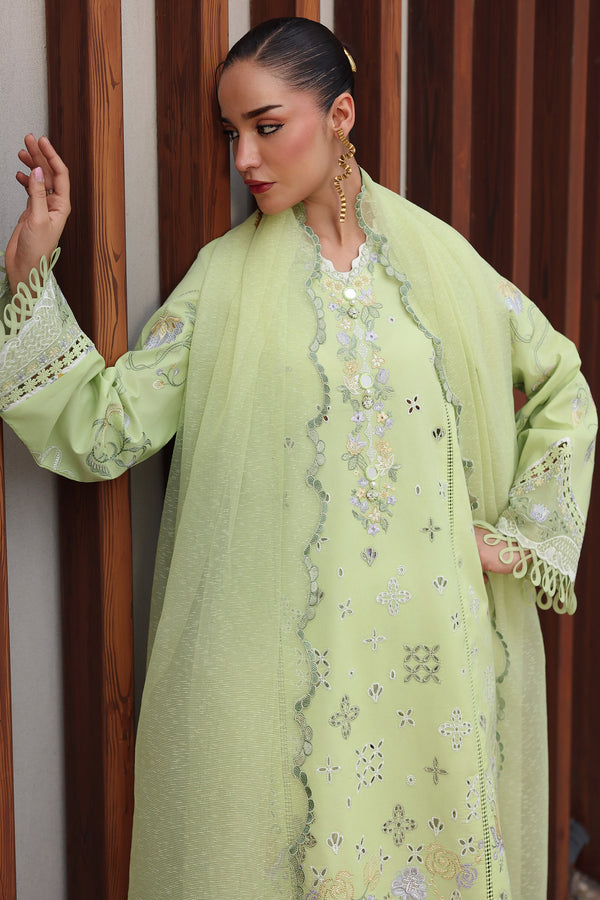 Qalamkar | Q Line Lawn 26 | QKL-05 AYANA - Luxury Dress - available at Maria Faisal in UK and USA.