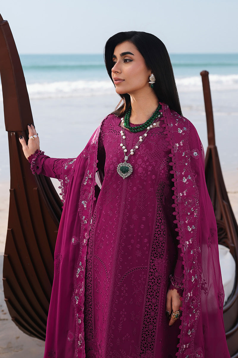 Qalamkar | Sahil Luxury Lawn 26 | SA-01 ZARA - Luxury Dress - available at Maria Faisal in UK and USA.