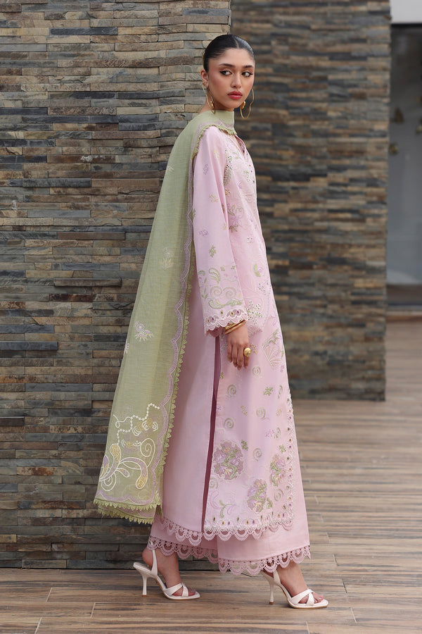 Qalamkar | Q Line Lawn 26 | QKL-12 ZAYLA - Luxury Dress - available at Maria Faisal in UK and USA.