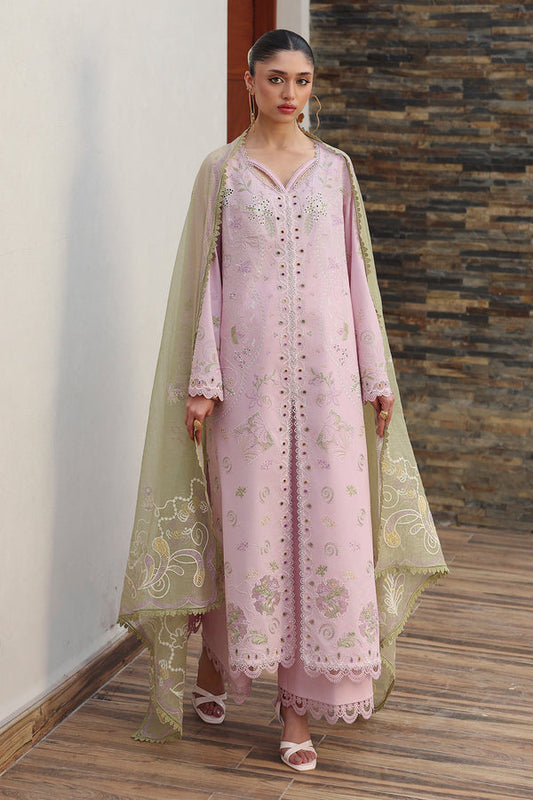 Qalamkar | Q Line Lawn 26 | QKL-12 ZAYLA - Luxury Dress - available at Maria Faisal in UK and USA.