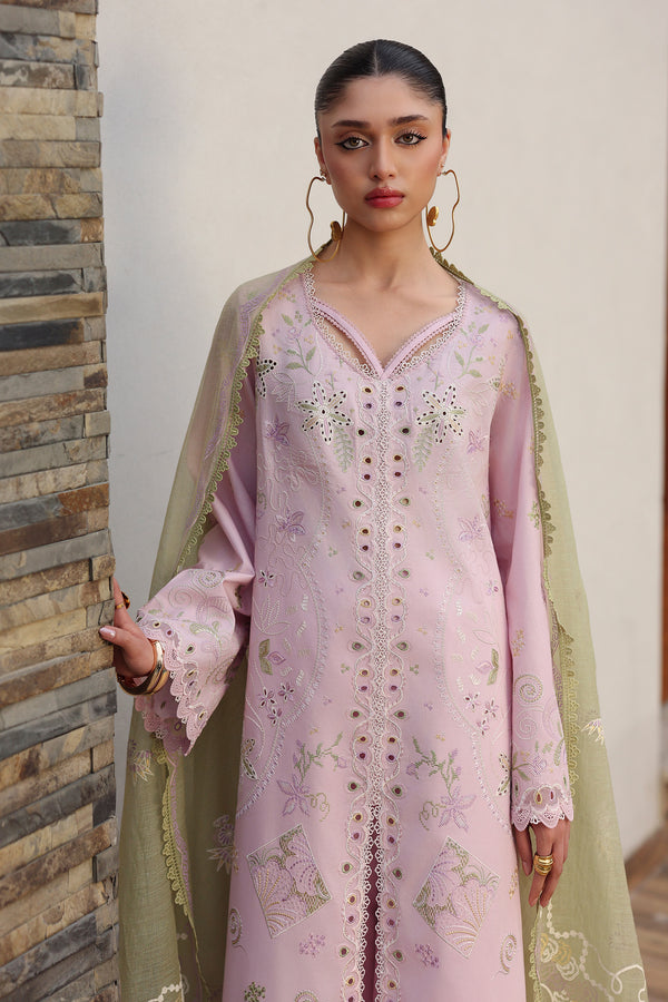 Qalamkar | Q Line Lawn 26 | QKL-12 ZAYLA - Luxury Dress - available at Maria Faisal in UK and USA.