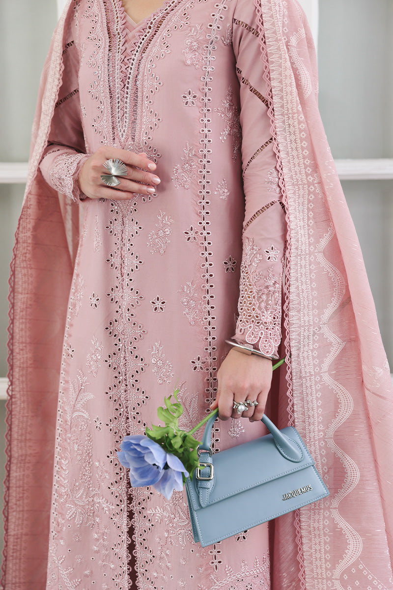 Qalamkar | Q Line Lawn Drop | RP-06 NOORE - Luxury Dress - available at Maria Faisal in UK and USA.
