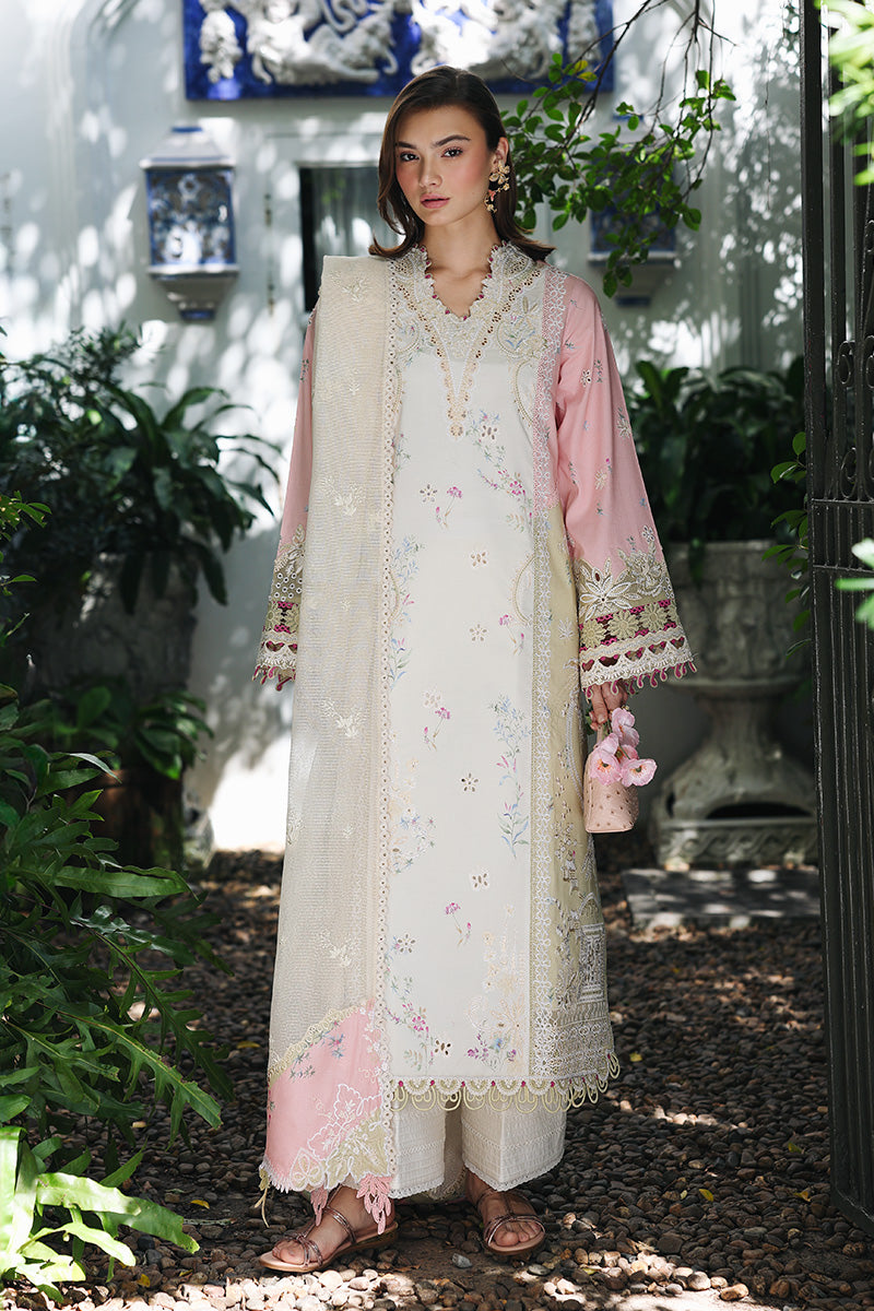 Qalamkar | Q Line Lawn Drop | RP-02 AYLIN - Luxury Dress - available at Maria Faisal in UK and USA.