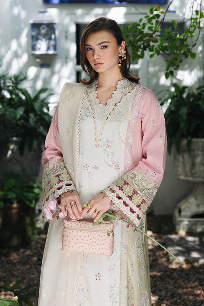 Qalamkar | Q Line Lawn Drop | RP-02 AYLIN - Luxury Dress - available at Maria Faisal in UK and USA.