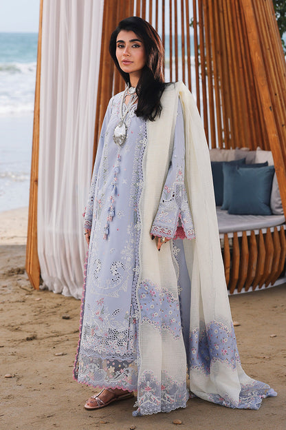 Qalamkar | Sahil Luxury Lawn 26 | SA-08 ZAYNA - Luxury Dress - available at Maria Faisal in UK and USA.