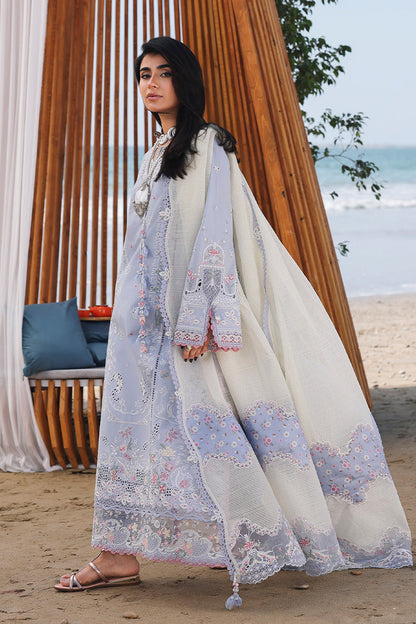 Qalamkar | Sahil Luxury Lawn 26 | SA-08 ZAYNA - Luxury Dress - available at Maria Faisal in UK and USA.