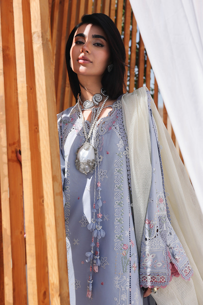 Qalamkar | Sahil Luxury Lawn 26 | SA-08 ZAYNA - Luxury Dress - available at Maria Faisal in UK and USA.
