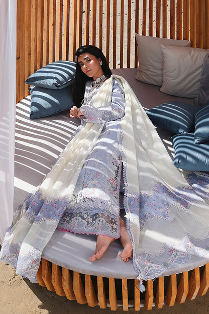 Qalamkar | Sahil Luxury Lawn 26 | SA-08 ZAYNA - Luxury Dress - available at Maria Faisal in UK and USA.
