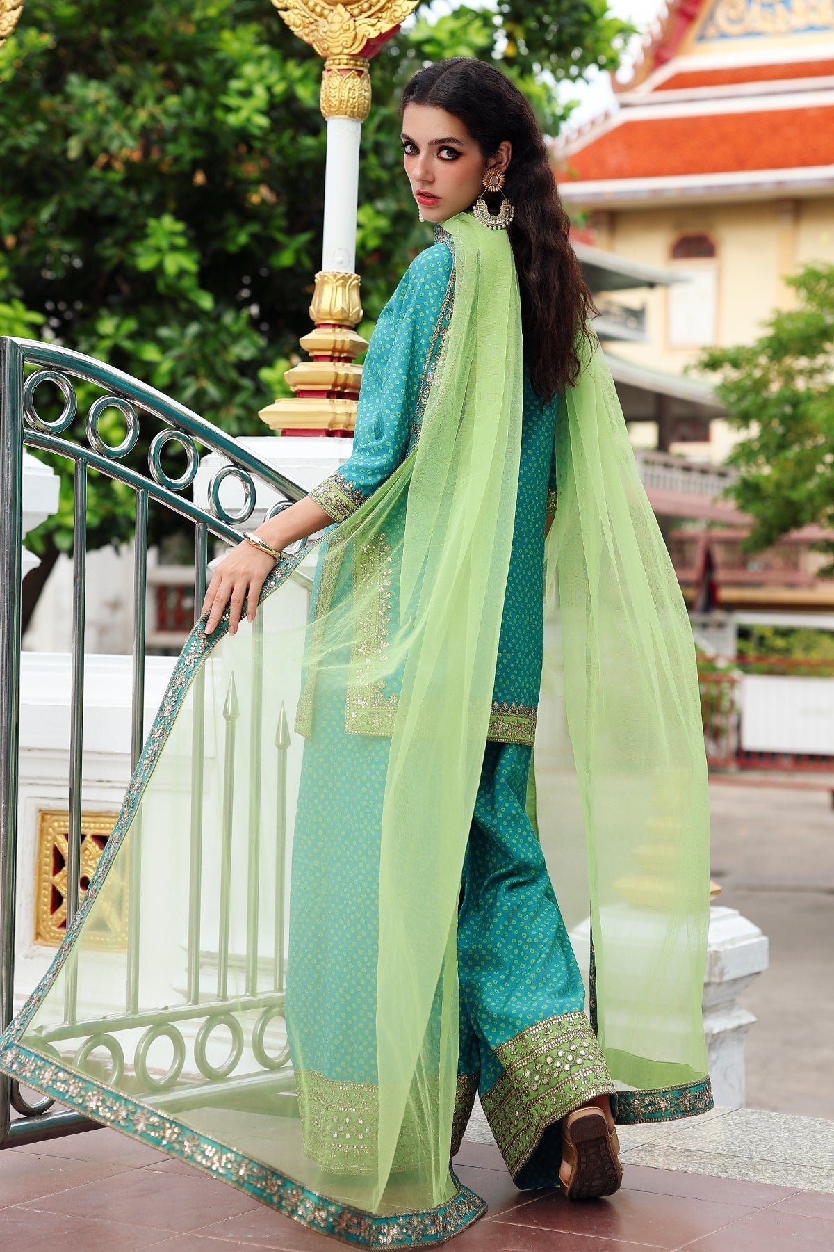Charizma | Festive Pret  | CMA-6-173 - Dress - available at Maria Faisal in UK and USA.