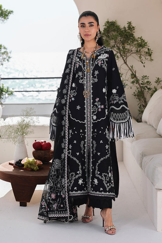 Qalamkar | Sahil Luxury Lawn 26 | SA-02 LIANA - Luxury Dress - available at Maria Faisal in UK and USA.