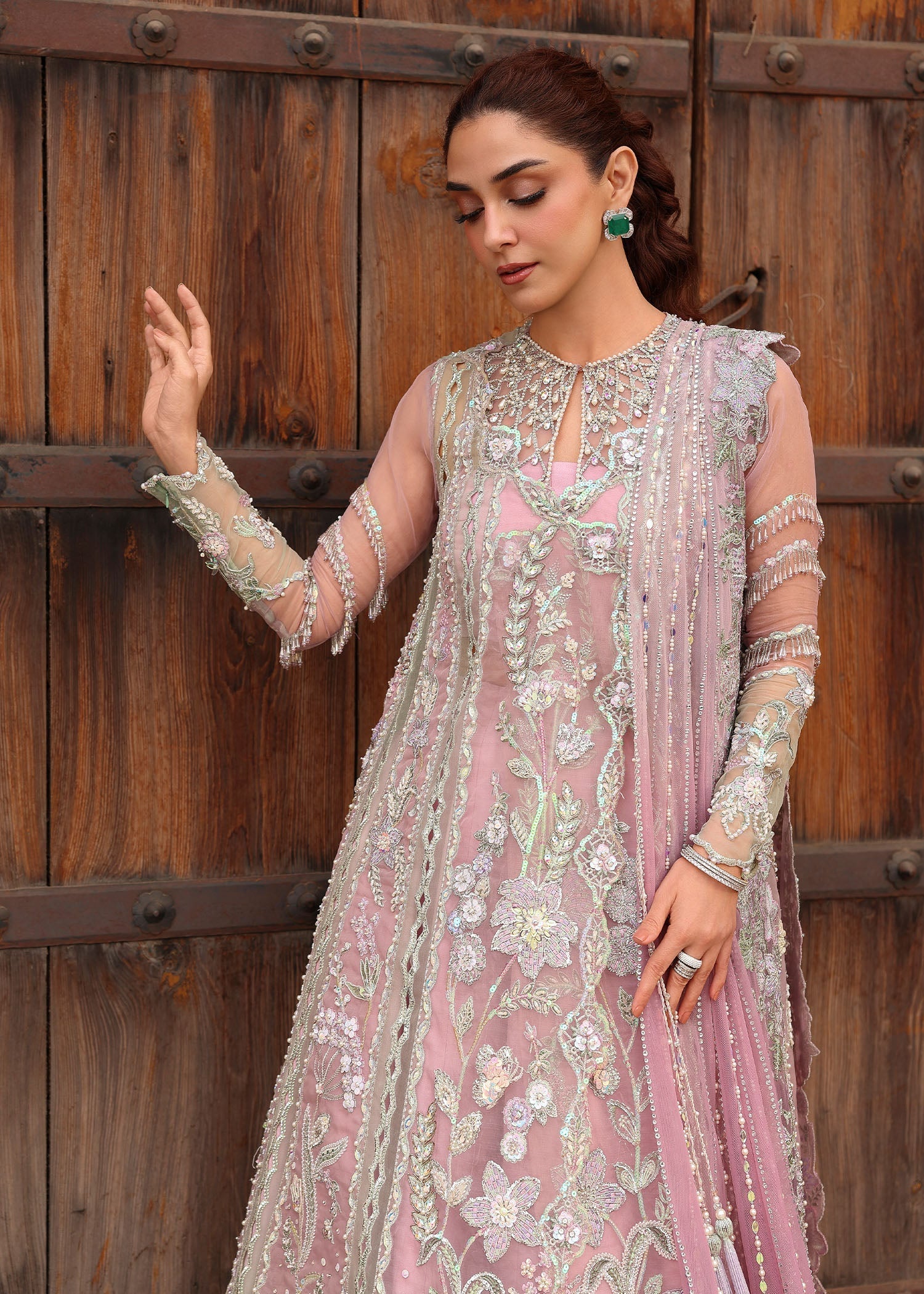 Crimson | Jhilmil Wedding Formals | TILSAM - Wedding Dress - available at Maria Faisal in UK and USA.