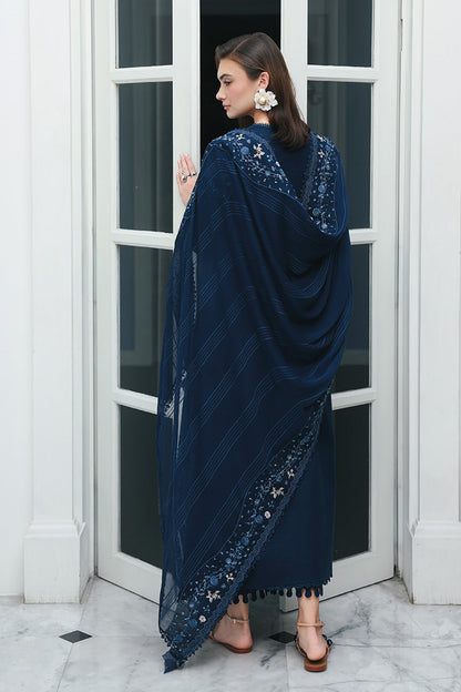 Qalamkar | Q Line Lawn Drop | RP-10 ZOHAL - Luxury Dress - available at Maria Faisal in UK and USA.