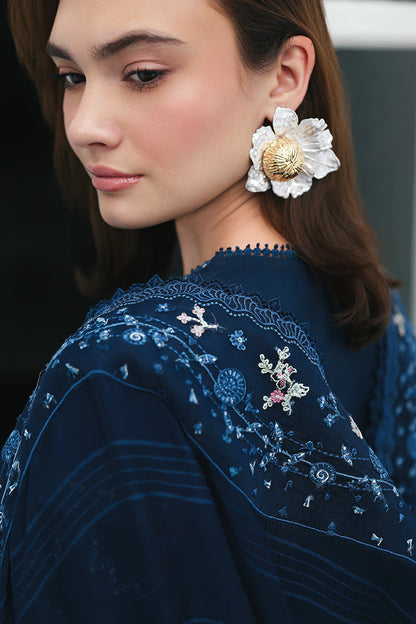 Qalamkar | Q Line Lawn Drop | RP-10 ZOHAL - Luxury Dress - available at Maria Faisal in UK and USA.