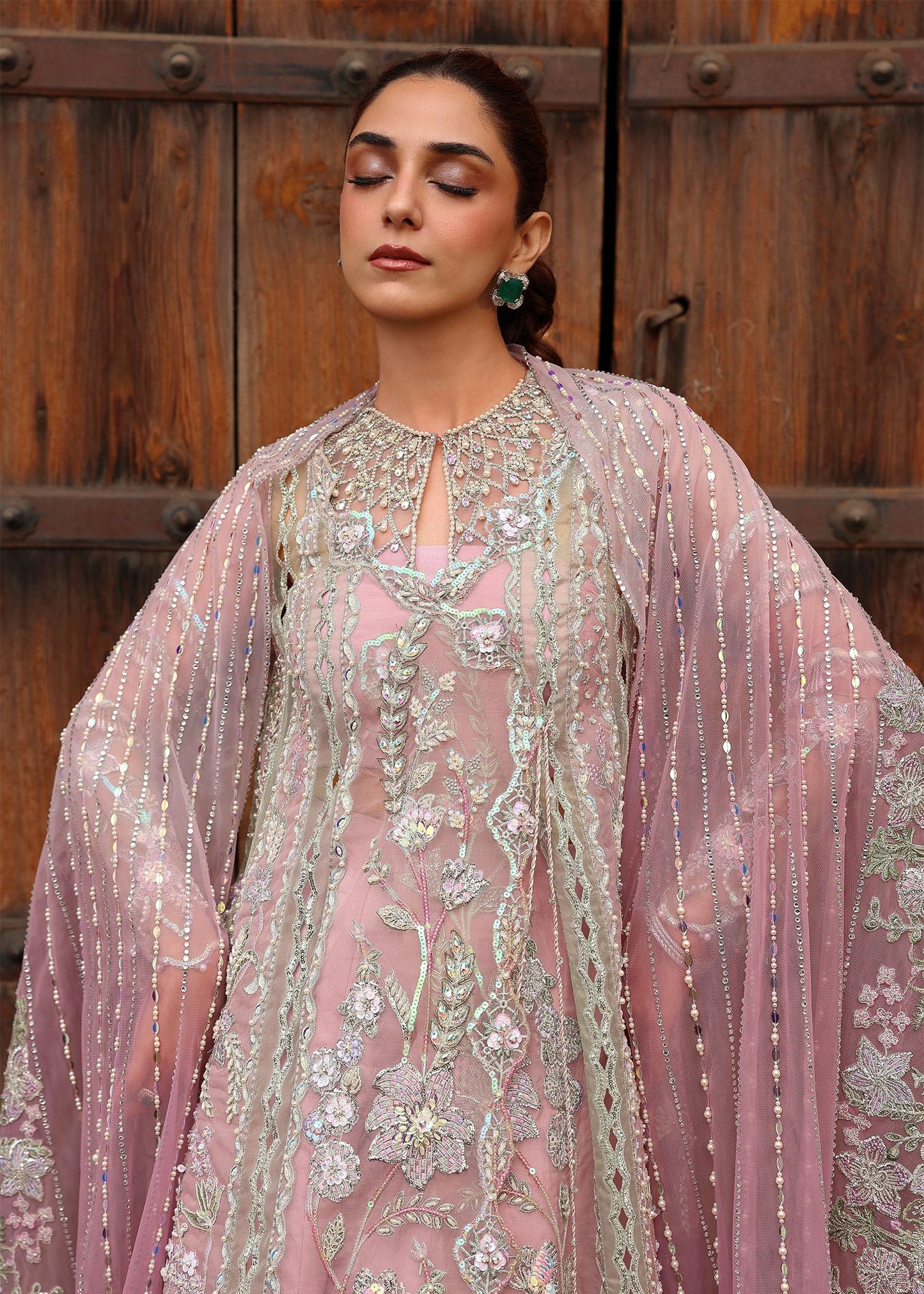 Crimson | Jhilmil Wedding Formals | TILSAM - Wedding Dress - available at Maria Faisal in UK and USA.