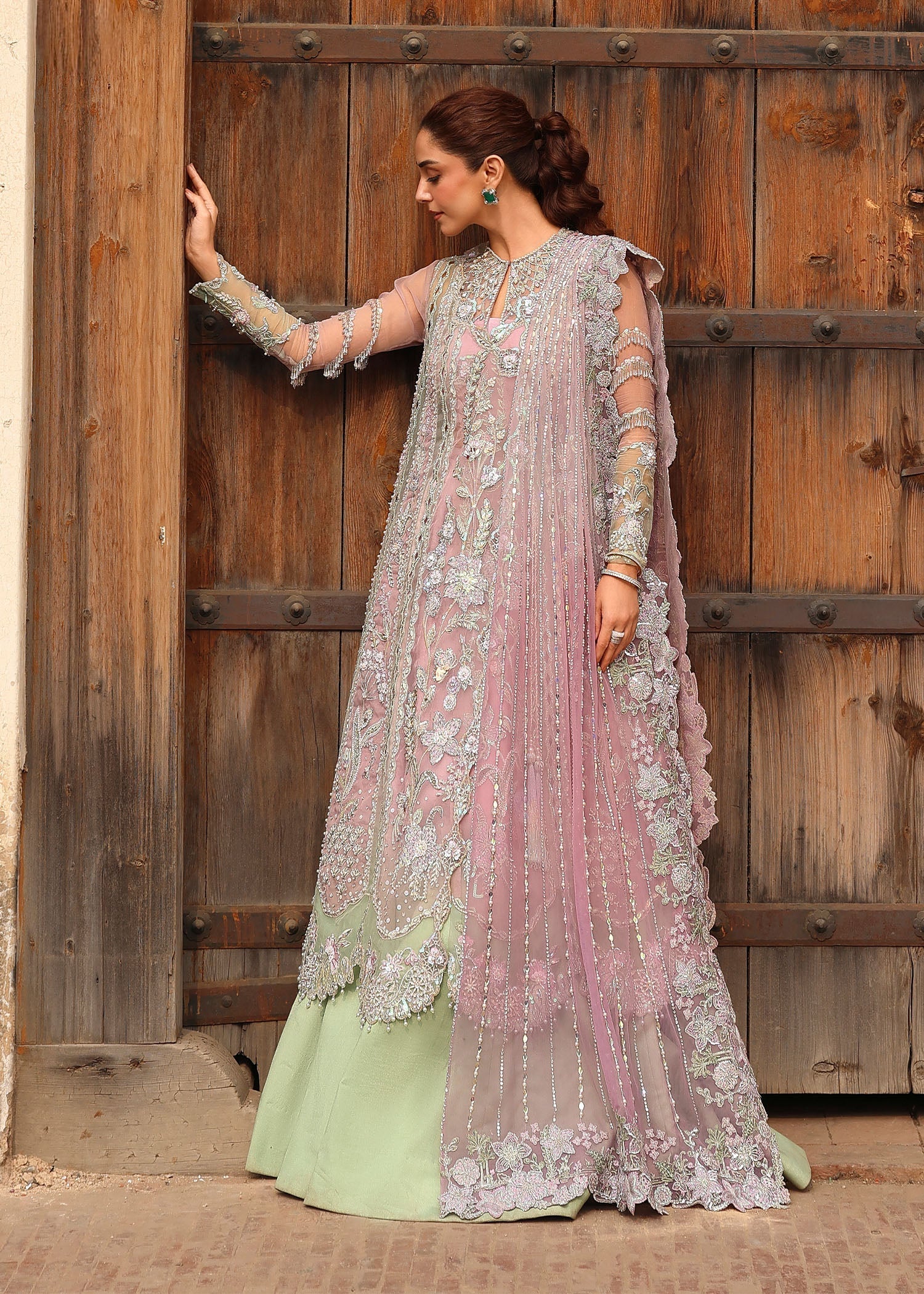 Crimson | Jhilmil Wedding Formals | TILSAM - Wedding Dress - available at Maria Faisal in UK and USA.