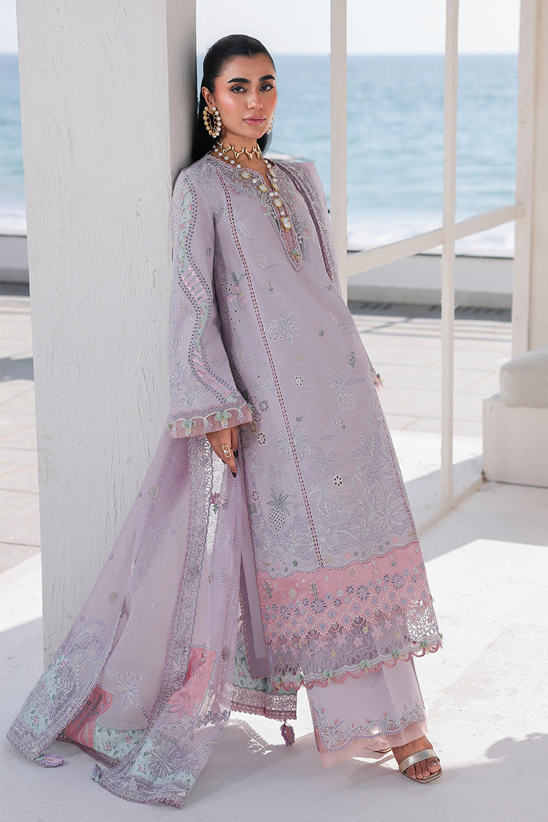Qalamkar | Sahil Luxury Lawn 26 | SA-11 REHMA - Luxury Dress - available at Maria Faisal in UK and USA.