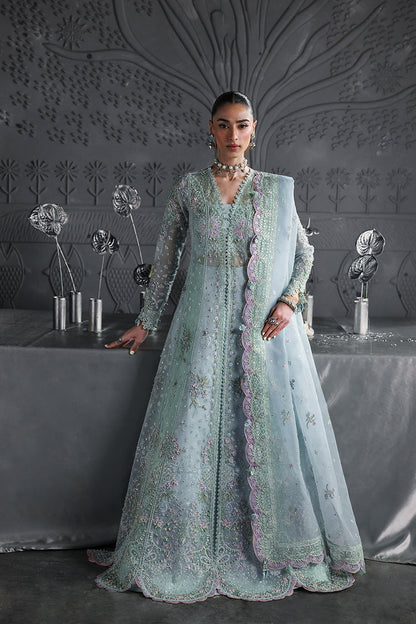 Qalamkar | Elirah Formals 25 | MF-08 SERENE AQUA - Ladies Clothes - Maria Faisal
