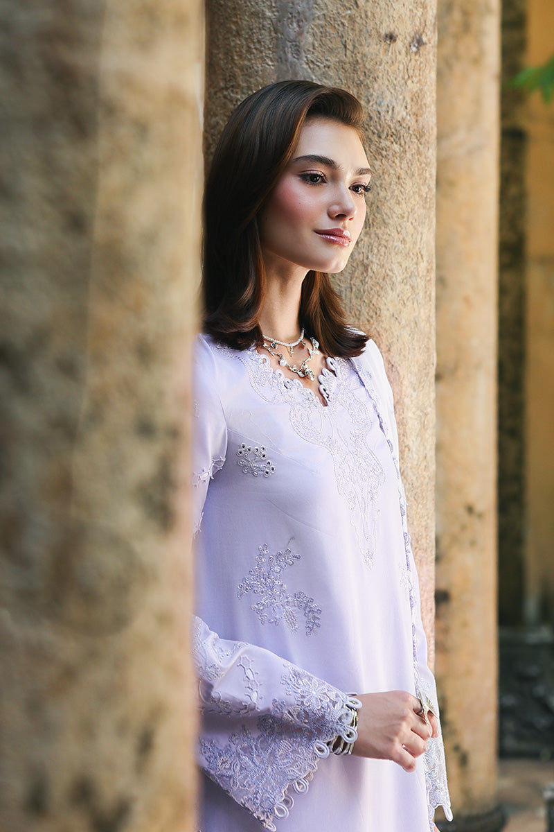 Qalamkar | Q Line Lawn Drop | RP-14 ALEEN - Luxury Dress - available at Maria Faisal in UK and USA.