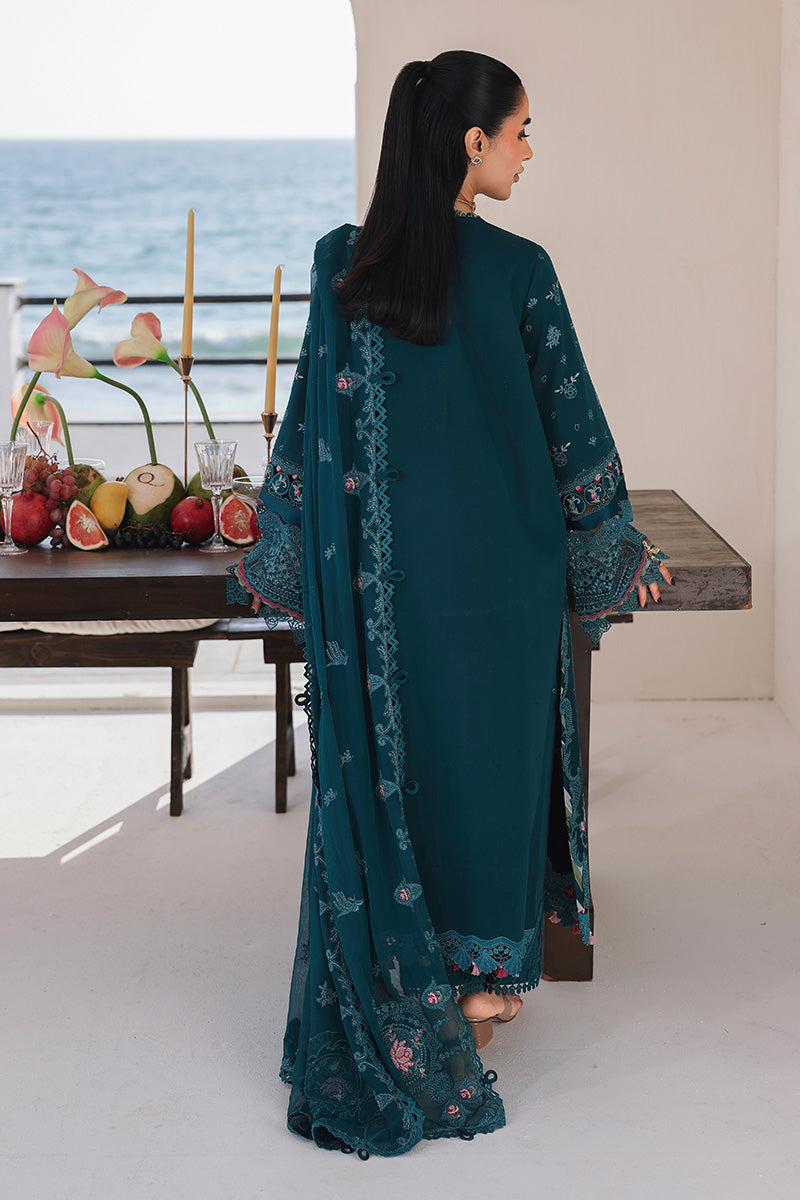 Qalamkar | Sahil Luxury Lawn 26 | SA-04 ELIF - Luxury Dress - available at Maria Faisal in UK and USA.