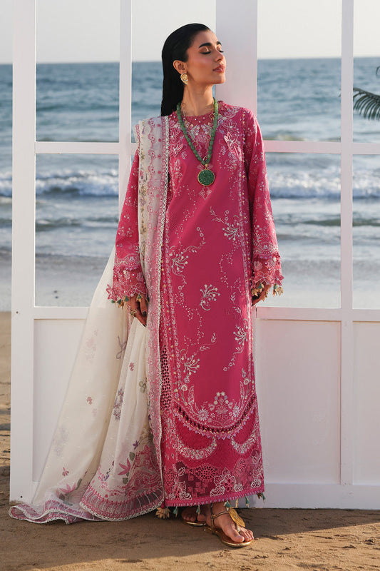 Qalamkar | Sahil Luxury Lawn 26 | SA-13 TARA - Luxury Dress - available at Maria Faisal in UK and USA.