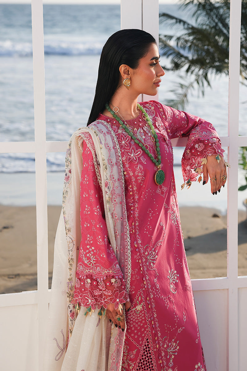 Qalamkar | Sahil Luxury Lawn 26 | SA-13 TARA - Luxury Dress - available at Maria Faisal in UK and USA.