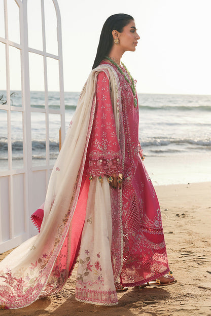 Qalamkar | Sahil Luxury Lawn 26 | SA-13 TARA - Luxury Dress - available at Maria Faisal in UK and USA.