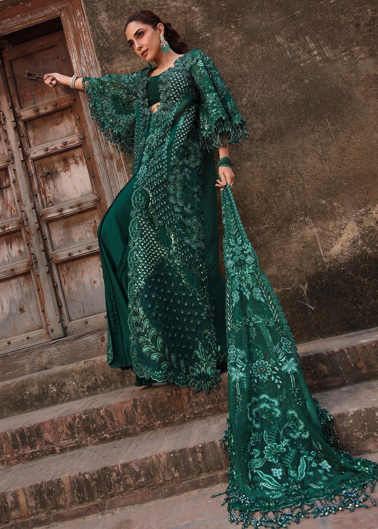 Crimson | Jhilmil Wedding Formals | ZAMARD - Wedding Dress - available at Maria Faisal in UK and USA.