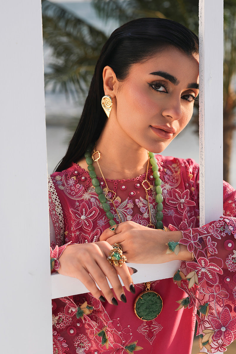 Qalamkar | Sahil Luxury Lawn 26 | SA-13 TARA - Luxury Dress - available at Maria Faisal in UK and USA.