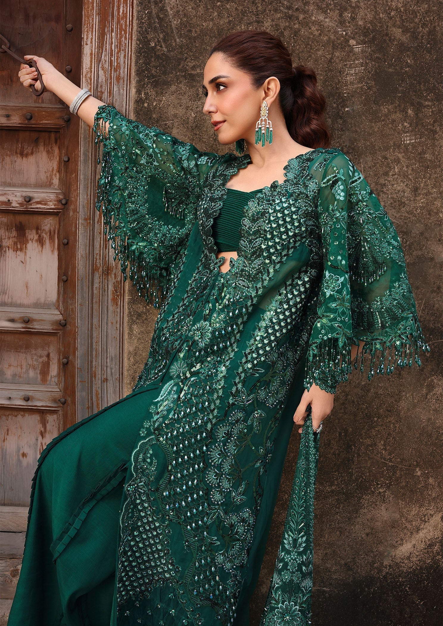 Crimson | Jhilmil Wedding Formals | ZAMARD - Wedding Dress - available at Maria Faisal in UK and USA.