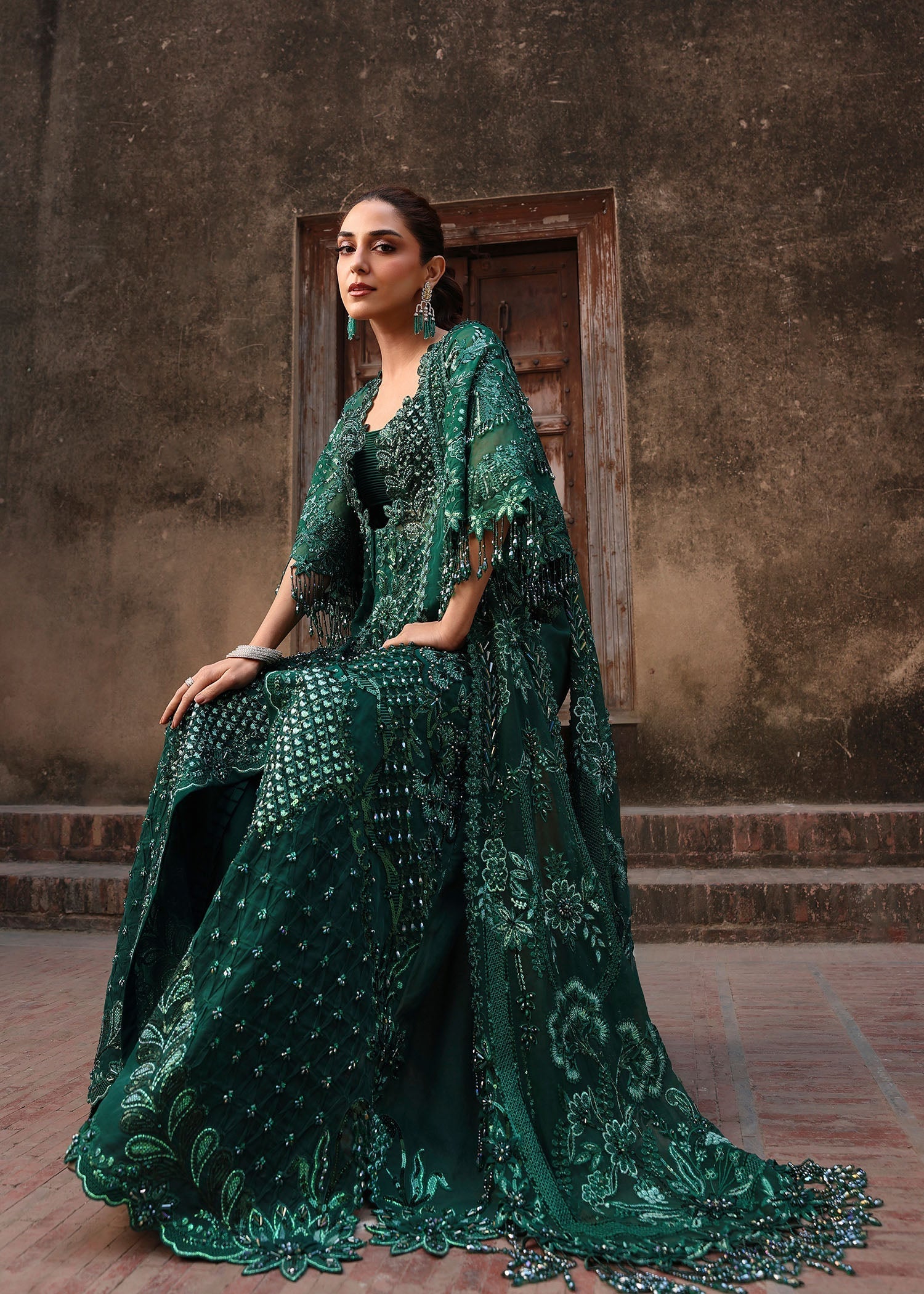 Crimson | Jhilmil Wedding Formals | ZAMARD - Wedding Dress - available at Maria Faisal in UK and USA.