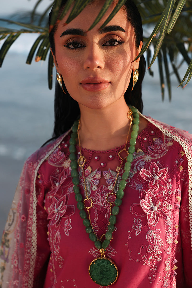 Qalamkar | Sahil Luxury Lawn 26 | SA-13 TARA - Luxury Dress - available at Maria Faisal in UK and USA.