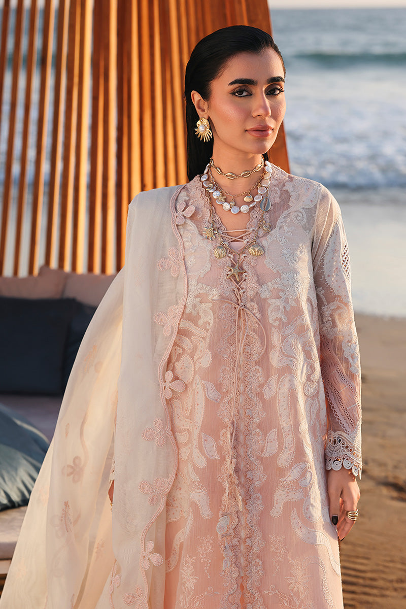 Qalamkar | Sahil Luxury Lawn 26 | SA-06 MAHUR - Luxury Dress - available at Maria Faisal in UK and USA.