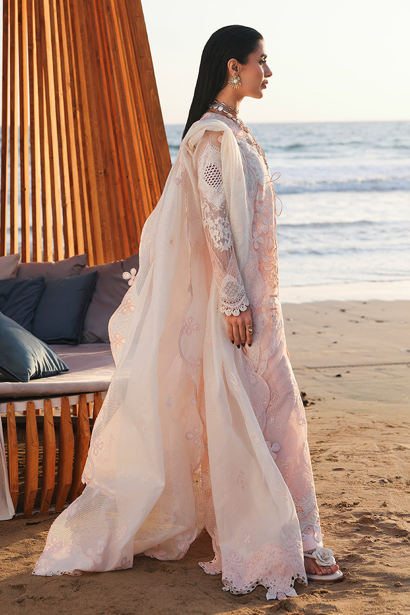 Qalamkar | Sahil Luxury Lawn 26 | SA-06 MAHUR - Luxury Dress - available at Maria Faisal in UK and USA.