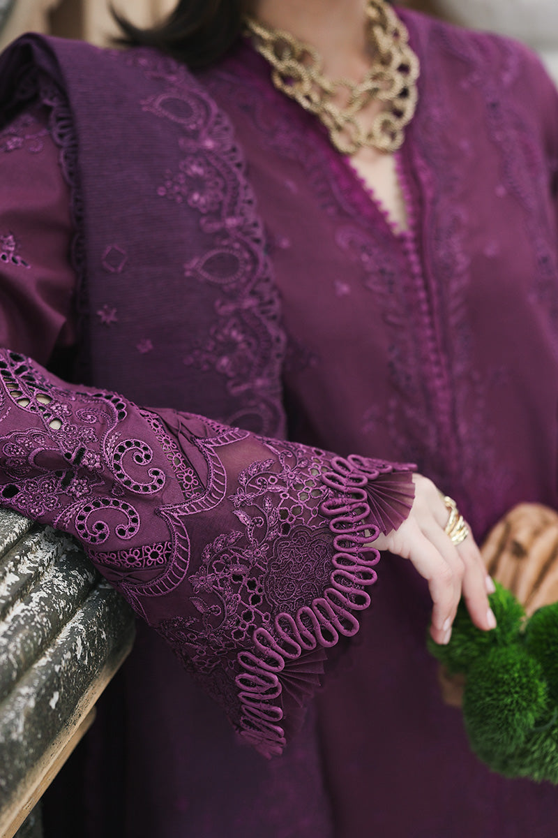 Qalamkar | Q Line Lawn Drop | RP-08 LIORA - Luxury Dress - available at Maria Faisal in UK and USA.