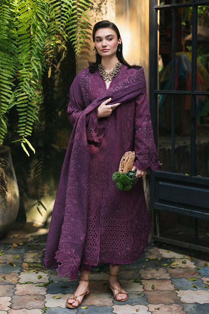 Qalamkar | Q Line Lawn Drop | RP-08 LIORA - Luxury Dress - available at Maria Faisal in UK and USA.