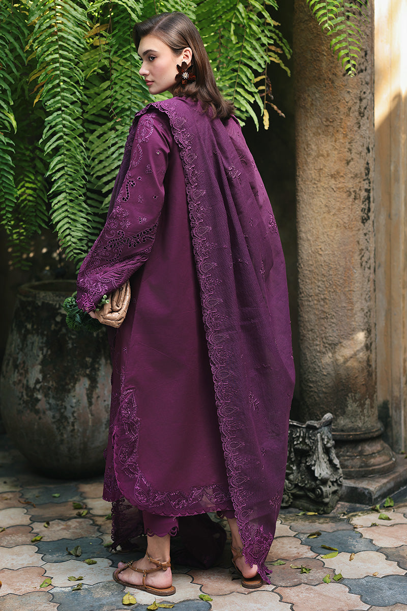 Qalamkar | Q Line Lawn Drop | RP-08 LIORA - Luxury Dress - available at Maria Faisal in UK and USA.