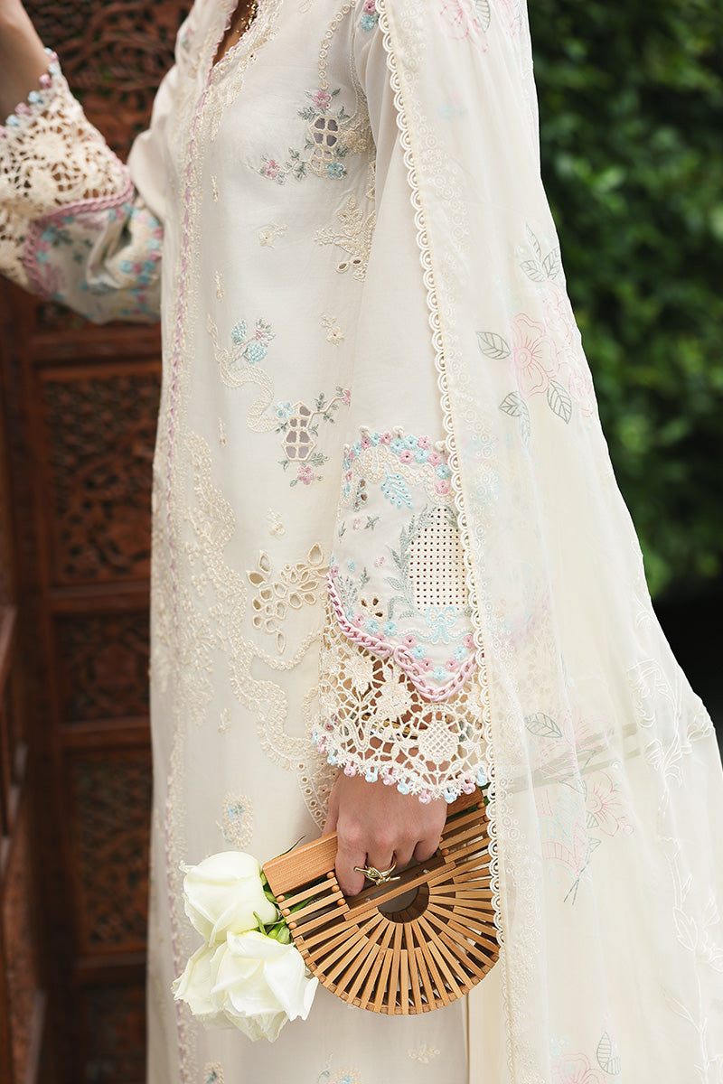 Qalamkar | Q Line Lawn Drop | RP-01 SAVERA - Luxury Dress - available at Maria Faisal in UK and USA.