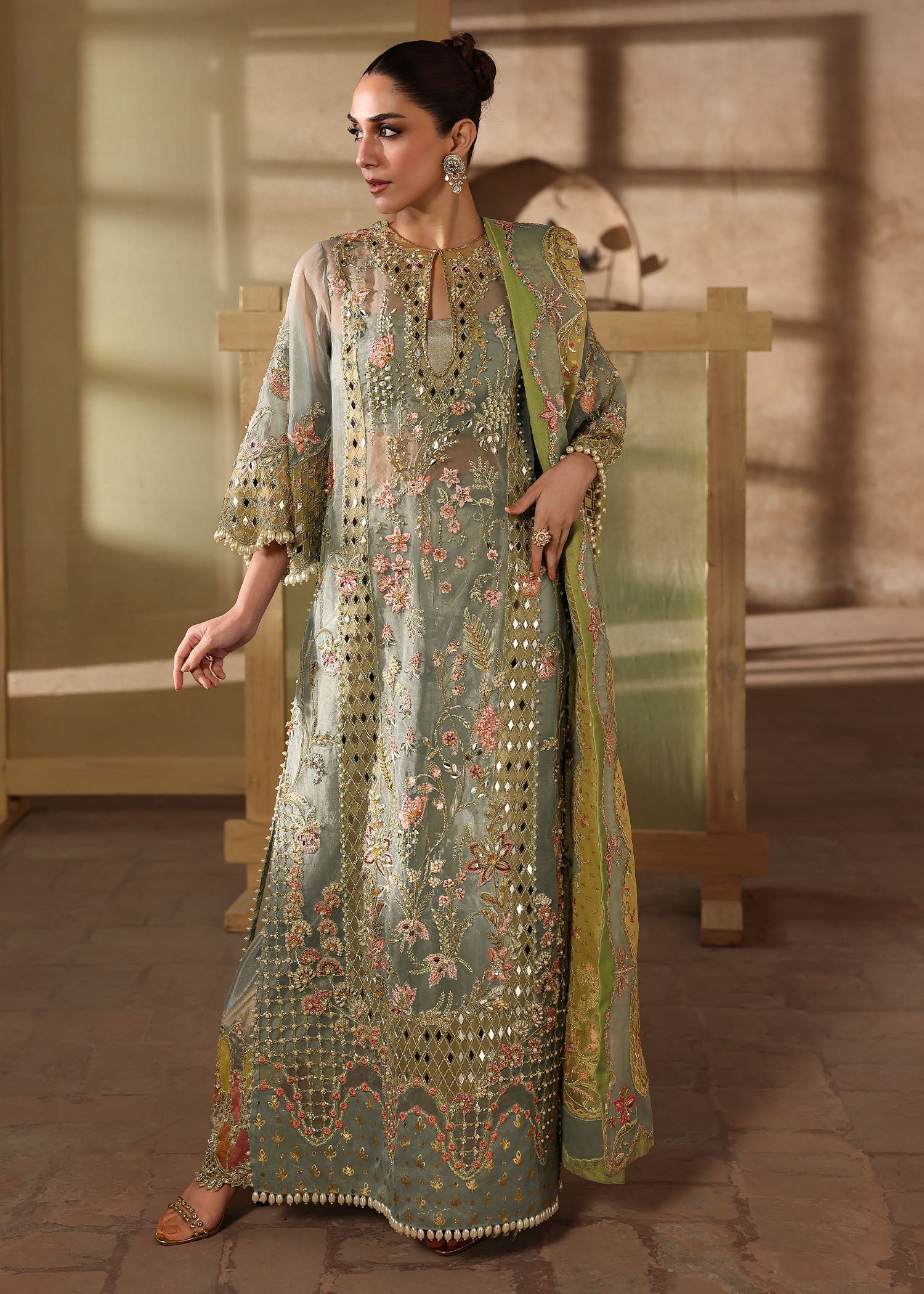 Crimson | Jhilmil Wedding Formals | JHALAK - Wedding Dress - available at Maria Faisal in UK and USA.