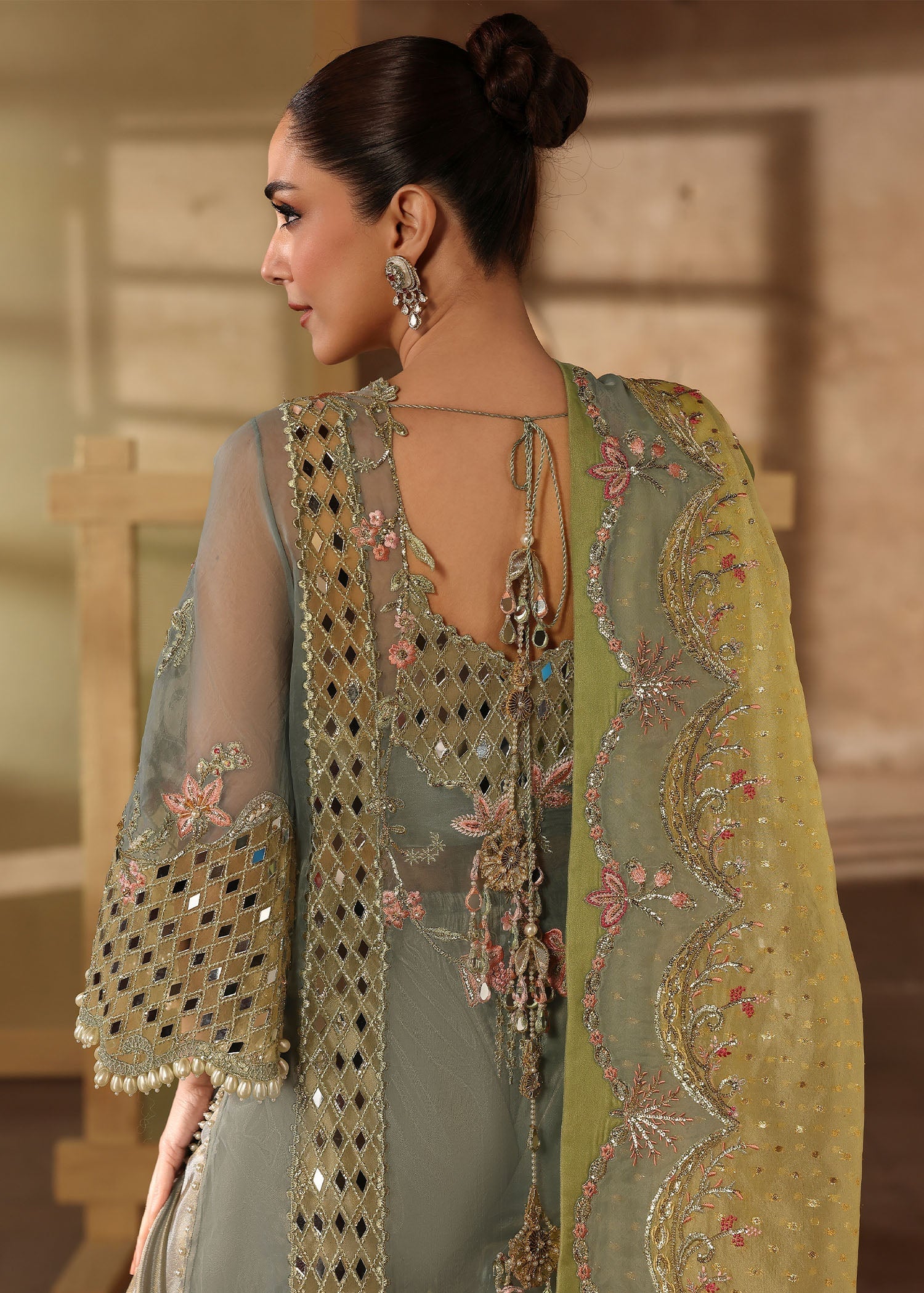 Crimson | Jhilmil Wedding Formals | JHALAK - Wedding Dress - available at Maria Faisal in UK and USA.