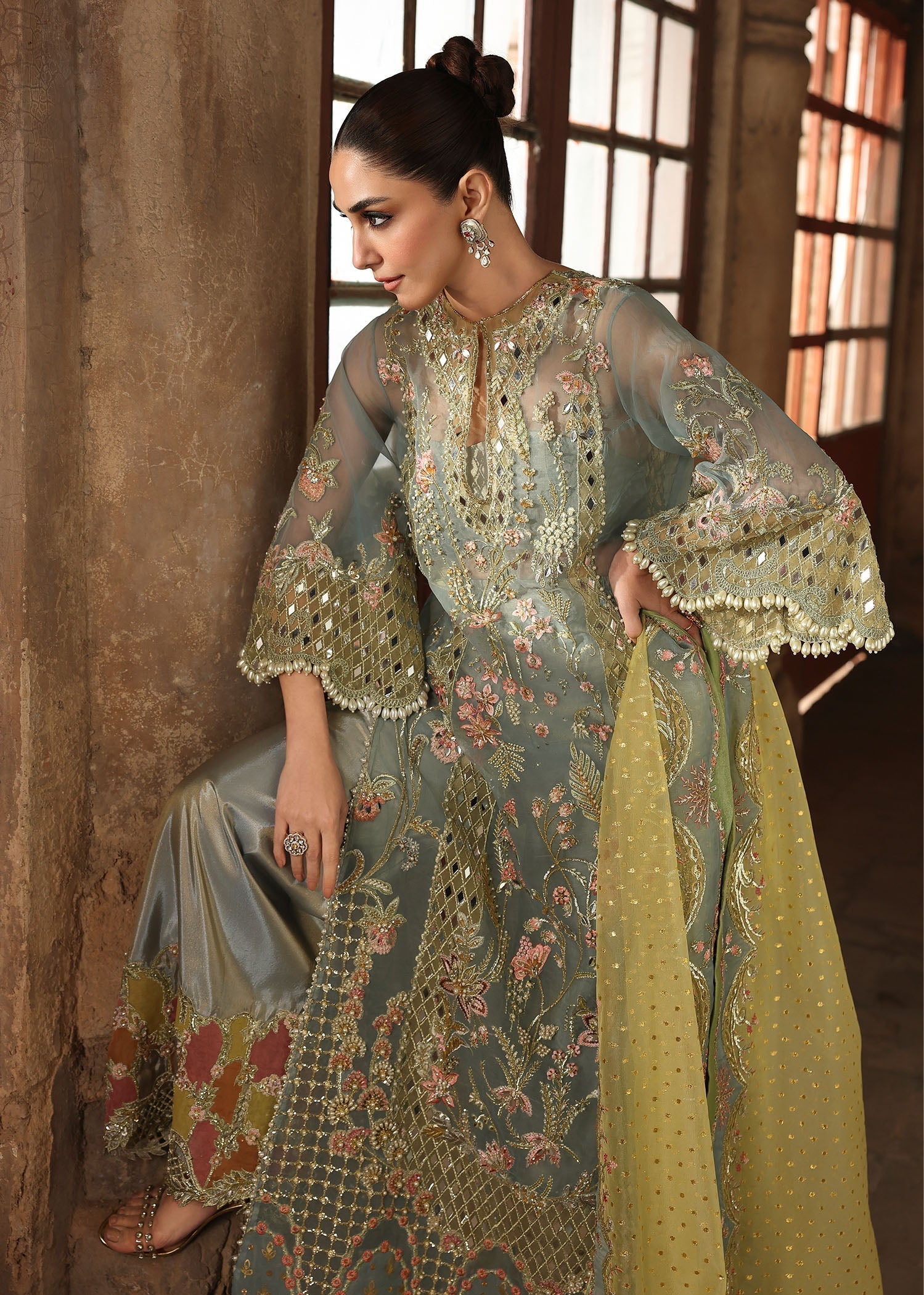 Crimson | Jhilmil Wedding Formals | JHALAK - Wedding Dress - available at Maria Faisal in UK and USA.