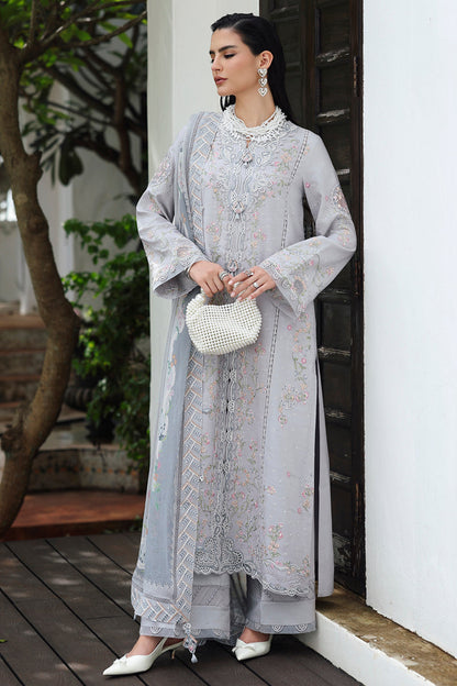 Qalamkar | Q Linen 25 | KL-02 HAZE - Ladies Clothes - Maria Faisal