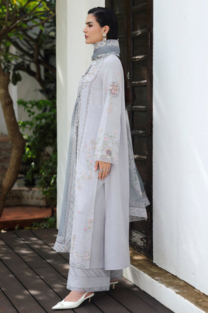 Qalamkar | Q Linen 25 | KL-02 HAZE - Ladies Clothes - Maria Faisal